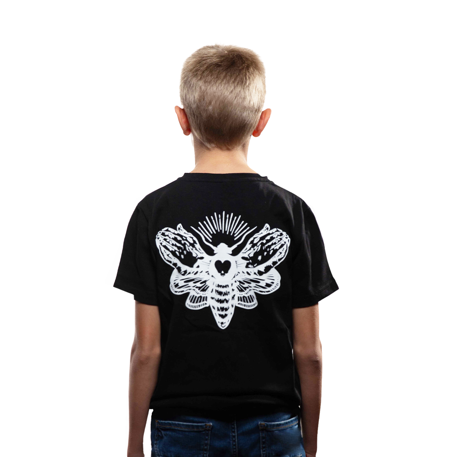 ДЕТСКА ЧЕРНА ТЕНИСКА