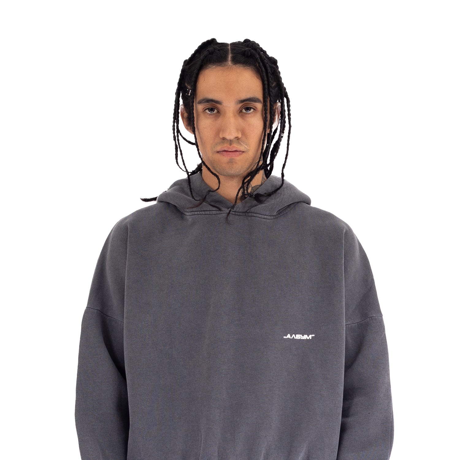 MEN'S "ALBUM" WASHED HOODIE
